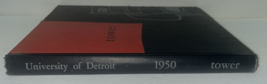 Vintage 1950 TOWER University Of DETROIT Michigan Yearbook Sports Clubs Ads - £25.65 GBP
