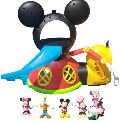 2003 Disney Mickey Mouse Clubhouse Talking Interactive House Playset RARE Workin - £41.84 GBP