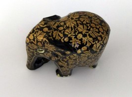 Indian Elephant Antique Style Kashmiri Paper mache Hand Painted Handicraft #08 - £12.58 GBP