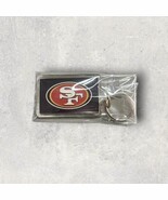 San Francisco 49ers Niners Keychain Vtg NFL Key Ring Free Popcorn Promot... - $7.67