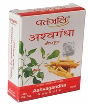 2 X Patanjali Ramdev Ashwagandha 20 Capsule | DHL Shipping - £5.42 GBP