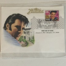 Elvis Presley First Day Cover Vintage January 8 1993 Memphis Tennessee - £5.51 GBP