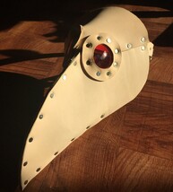 Leather Plague Doctor Mask with lenses - $99.99