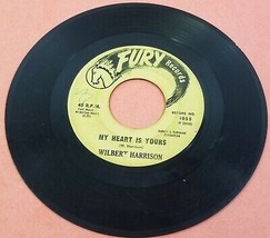 AP) Wilbert Harrison - Drafted - My Heart is Yours - Fury - 45 RPM Vinyl Record - £3.69 GBP