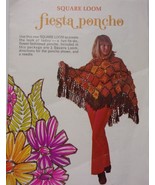 Vintage Square Loom From Studio Twelve Fiesta Poncho Instructions 1971 - $2.70 CAD