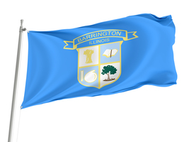 Barrington, Illinois  Flag ,Size -3x5Ft / 90x150cm, Garden flags - £23.27 GBP