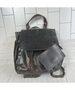 Rachel Roy Genuine Leather Convertible Backpack Tote Crossbody Bag Brown - €58,28 EUR