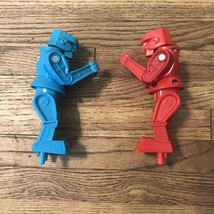 Rock&#39;em Sock&#39;em Robots 2001 Replacement Blue Bomber and Red Rocker 2 pc set - $8.40