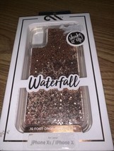 New Oem Case-Mate Shake It Up Waterfall Gold Glitter Case I Phone X, Xs Max - £6.25 GBP