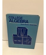 College Algebra by Steven Bryant Daniel Saltz Textbook Hardcover 1980 - $8.26