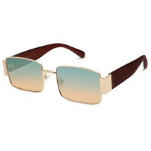 SOJOS Fashion Rectangle Sunglasses for Women Men Retro Vintage Narrow Sun Glasse - £23.59 GBP