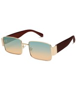 SOJOS Fashion Rectangle Sunglasses for Women Men Retro Vintage Narrow Su... - $28.99