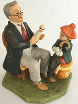 Limited Edition Norman Rockwell Collectors &quot;Doctor And The Doll&quot; 6.25x6.25x4.5&quot; - £39.56 GBP