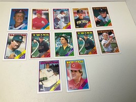 Lot Of 12 Topps 1988 Baseball Manager Cards (+7 Duplicates) Excellent - £43.80 GBP