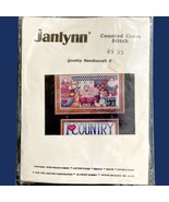 1993 Janlynn Counted Cross Stitch Kit I Love Country 8955 Sealed - £6.24 GBP