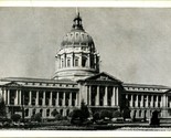 City Hall San Francisco California CA UNP 1920s Postcard J C Bardell Pub - $3.91