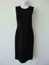 New LAFAYETTE 148 Stretch Noshra Crepe Sleeveless Crew Neck Midi Dress 6... - $161.99