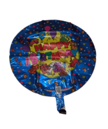 VINTAGE 1999 BETALLIC MYLAR REFILLABLE BALLOON HAPPY BIRTHDAY W/ DOGS AN... - $11.69 CAD