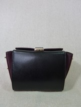NWT FURLA Black Leather Electra Convertible Cross Body Bag/Evening Clutch $328 - £226.47 GBP