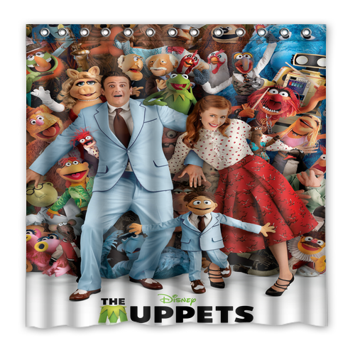 Hot!!! The Muppets Show Custom Waterproof Polyester Shower Curtain 4 Size Item image 13