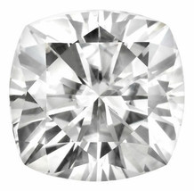 Forever One Cushion 8mm 2.4ct DEF Certified Charles and Colvard - £567.68 GBP
