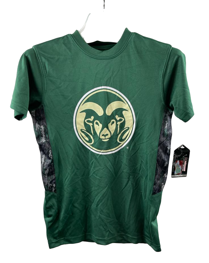 Primary image for Colosseum Youth ColoradoState Rams Performance Short Sleeve T-Shirt Green,XS 6-7
