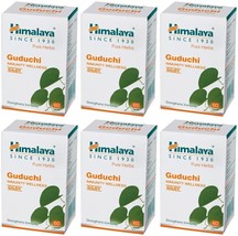 6 packs X Himalaya Herbal GUDUCHI 60 (Giloy) Tabs each Free Shipping - £31.23 GBP