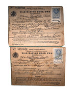 WW11 War Ration Books- Book 2 Hookstowm   PA - $374.05 MXN