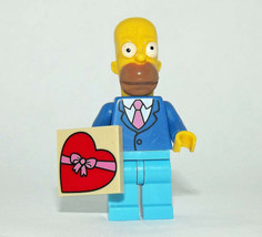 Building Block Homer Simpson The Simpsons Cartoon Minifigure Custom Toys - £4.70 GBP