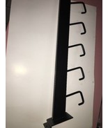New Retails Black Finish Slatwall 5 Hanger Waterfall 16 Inch Long - €10,26 EUR