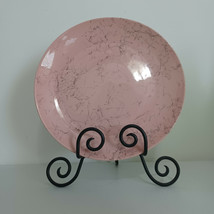 Spiderweb Pink Blue Ridge Southern Potteries 10-1/2&quot; Dinner Plate USA Vintage - £15.34 GBP