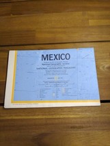 Mexico National Geographic Society Map Insert May 1973 - £15.79 GBP