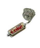 Unique CAFFEINE FREE DIET COKE CAN NECKLACE novelty HANDMADE gift bag COCA COLA - $11.35