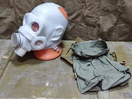 Vintage Soviet Russian USSR Military PMG Mask EO-18 Nerekhta, Size 1,2 +BAG - $49.49