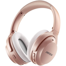 Mpow H12 IPO BH427 Bluetooth HiFi Stereo Headset Noise Cancelling Headphone Pink - £24.67 GBP