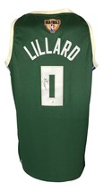 Damian Lillard Signed Milwaukee Bucks Nike Swingman Basketball Jersey PSA Holo - £294.26 GBP