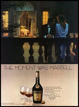 1981 Martell Cognac Vintage Print Ad Coupe Balcony Evening Gown Romance Wall Art - £8.19 GBP