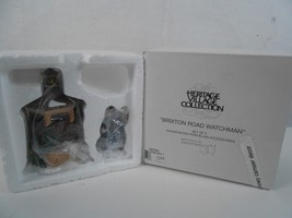 Department 56 Heritage Village &quot;Brixton Road Watchman&quot; 58390 2 Pc Set - $15.90