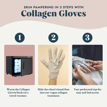 Voesh Moisturizing Collagen Gloves, 1 Pair image 2