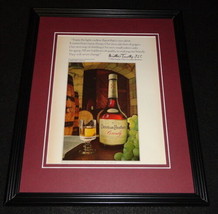 1972 Christian Brothers Brandy Framed ORIGINAL Vintage Advertisement  - $34.64