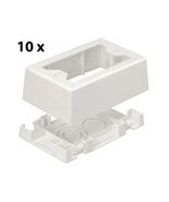 Box of 10 Panduit - JBX3510WH-A - Single Gang Low Voltage Outlet Box - $774.09 MXN