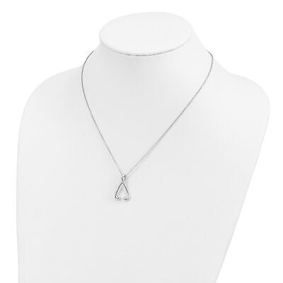 Sentimental Expressions Silver  Polished I Wish You the Best 18in Necklace QSX26 Item image 5