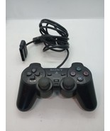 Sony Playstation 2 PS2 Controller Model SCPH-10010 Black Wired Original TESTED  - £7.78 GBP