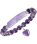 8mm Chakra Healing Crystal Bracelet – Handmade Energy Bead Jewelry with ... - $30.48