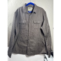 Grayers Men&#39;s Heavyweight Cotton Shirt Jacket Brown Cold Weather Rated S... - $614.82 MXN