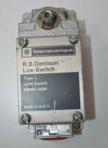 Telemecanique R.B Denison Lox Limit Switch Type L NEMA A600 Model# L145 ... - $83.88
