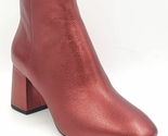 Ash Women Block Heel Zip Up Ankle Booties Heroin Size US 6 Metallic Red ... - $122.76