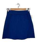 New Frenchi Skater Mini A Line Pull On  Stretch Skirt Blue S - $24.35 CAD