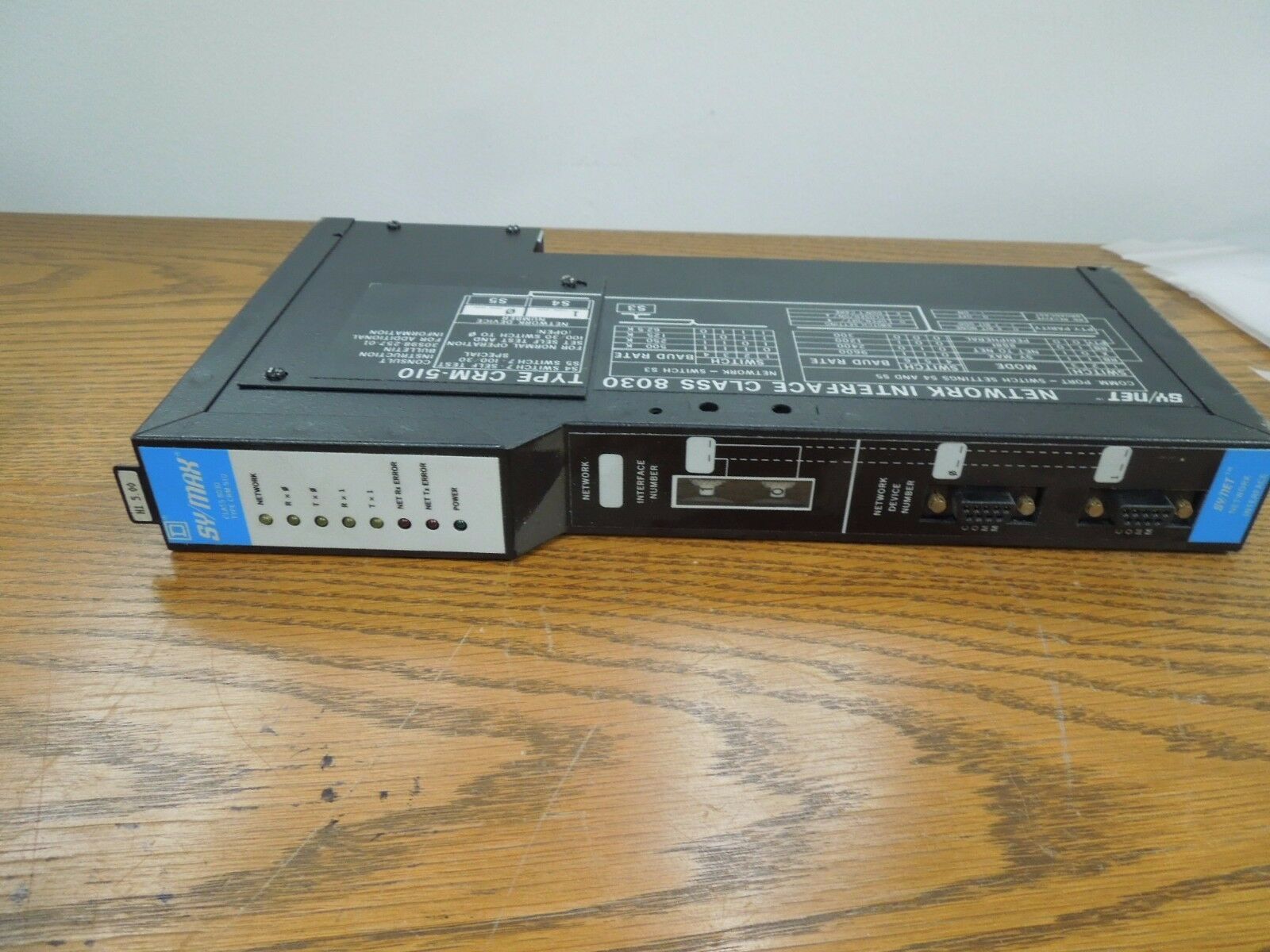 Square D Sy/Max Class 8030 Type CRM-510 Network Interface Module Used - $150.00