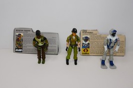 Hasbro 1985 GI Joe Action Figures Cobra Polar Assault Mountain Trooper Lady Jaye - £45.67 GBP